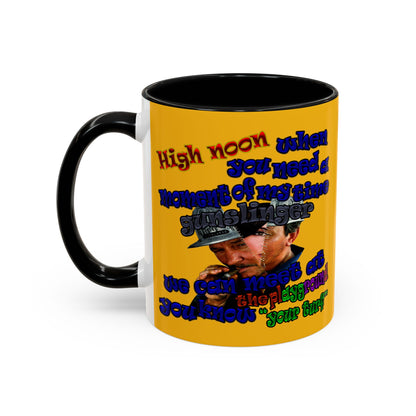 high noon - Accent Mug (yellow)