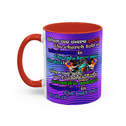 doggystyle - Accent Mug (purple wave)