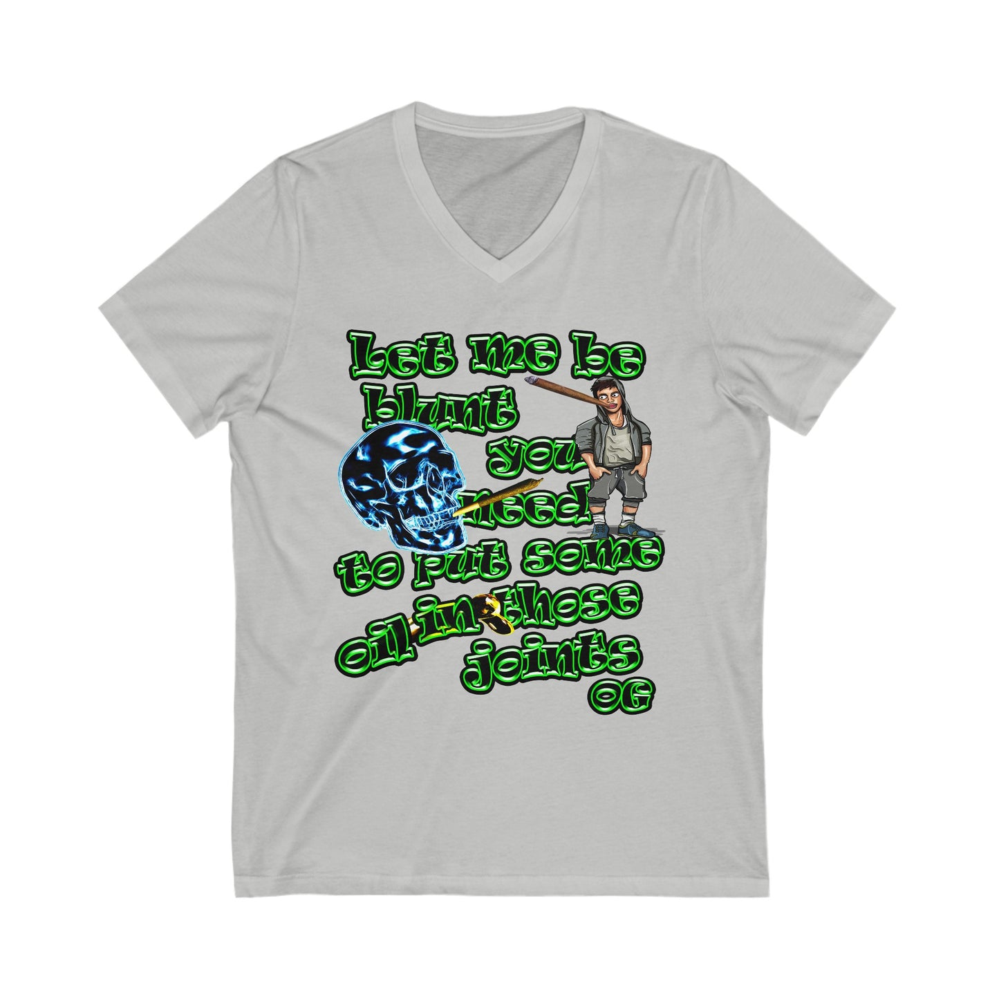 og - Unisex Jersey Short Sleeve V-Neck Tee