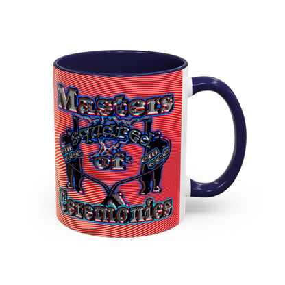 em cee squared - Accent Mug (yellow-orange wave)