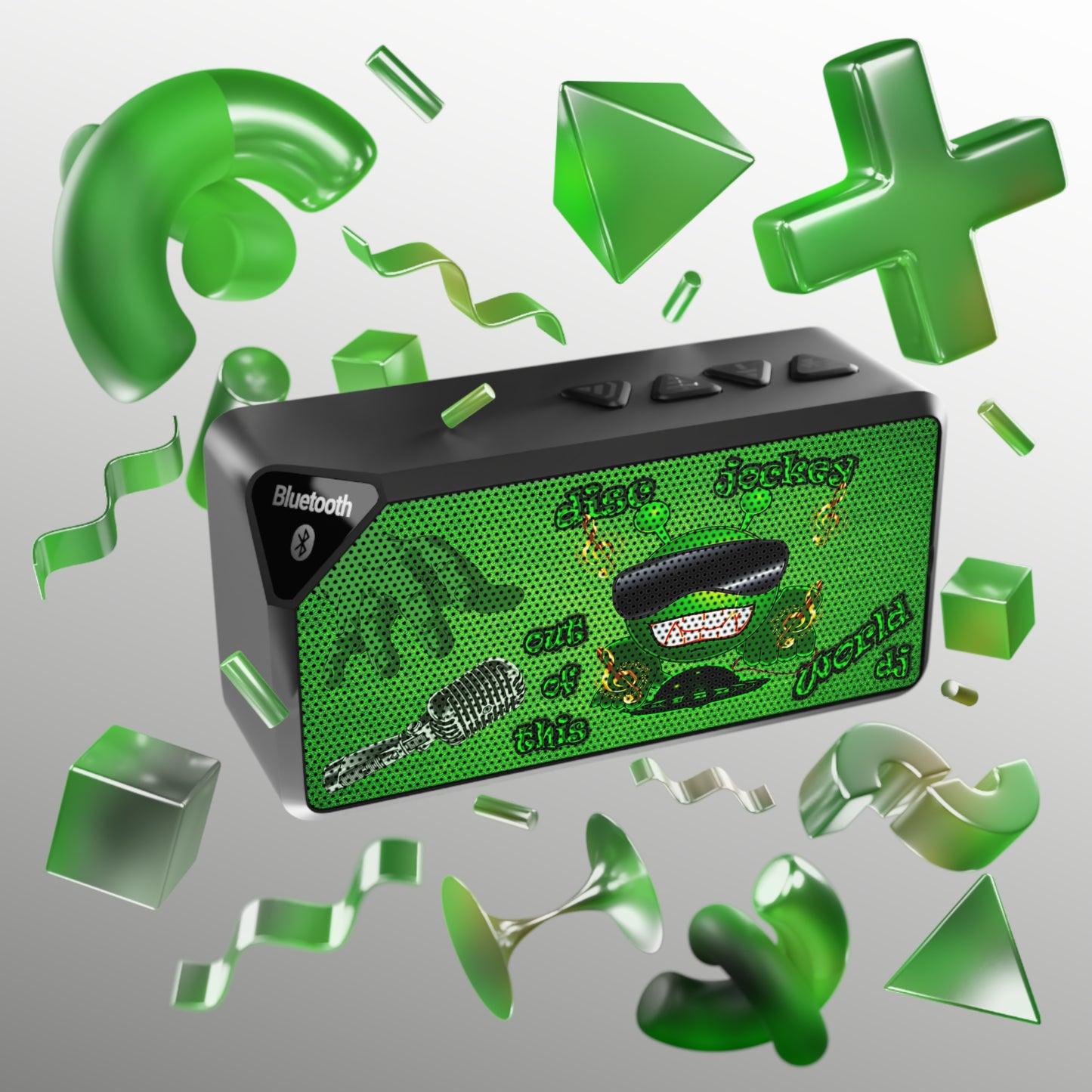 disc jockey - Jabba Bluetooth Speaker (green turf)