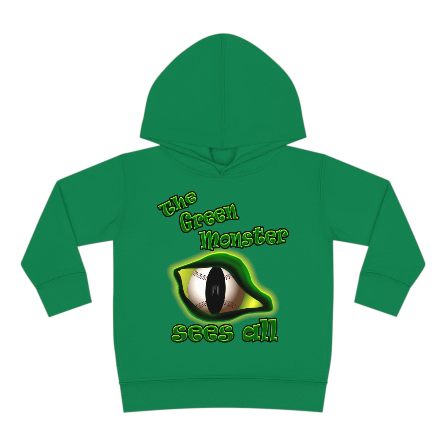 green monster - Toddler Pullover Fleece Hoodie