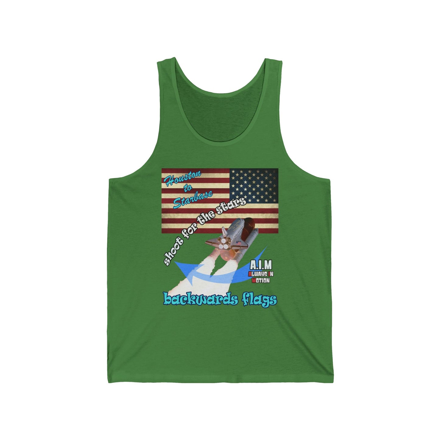 shoot for the stars - Unisex Jersey Tank