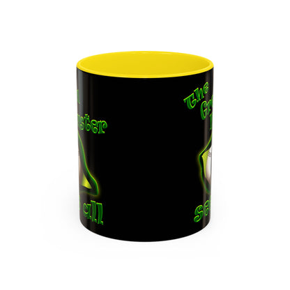 green monster - Accent Mug (black)