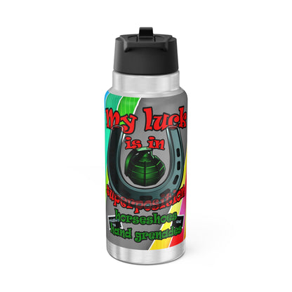my luck - Gator Tumbler, 32oz  (rainbow split)