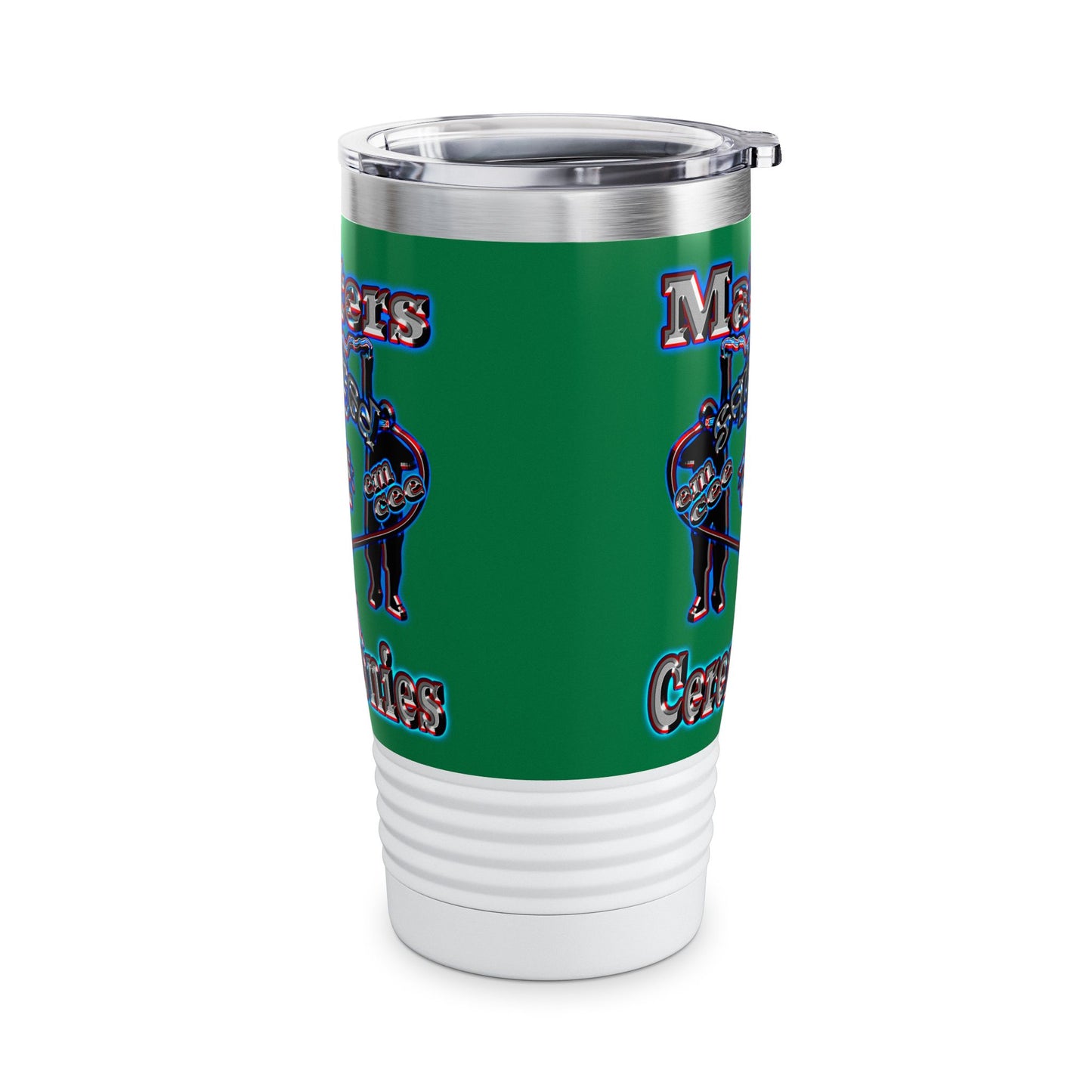em cee squared - Ringneck Tumbler, 20oz (dark green)