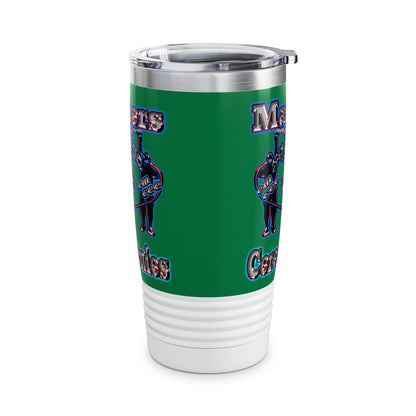 em cee squared - Ringneck Tumbler, 20oz (dark green)