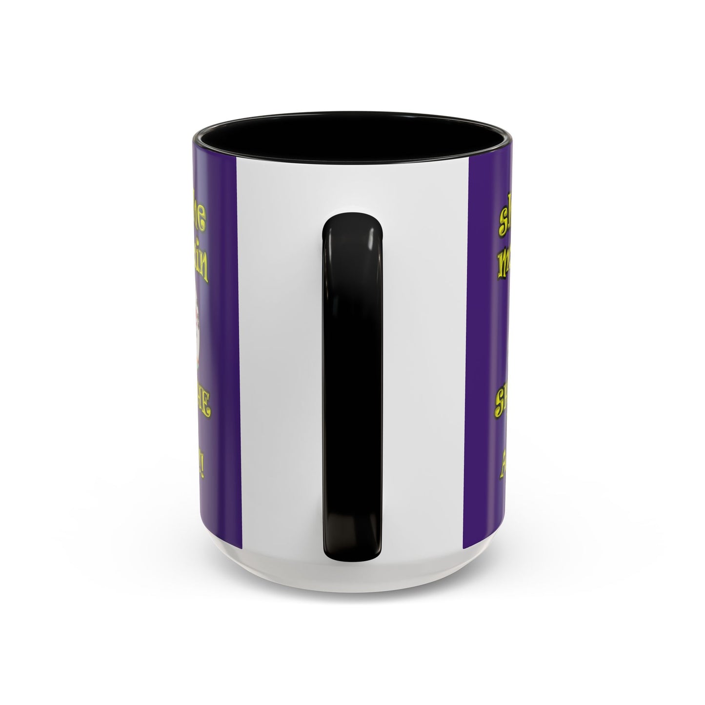 shoot the moon again - Accent Mug (purple)