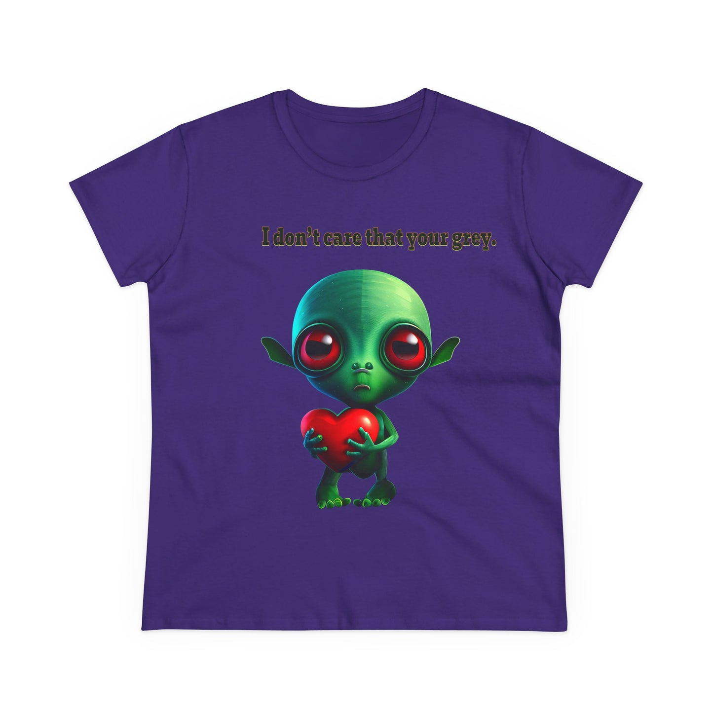 I don't care that your grey - Women's Midweight Cotton Tee