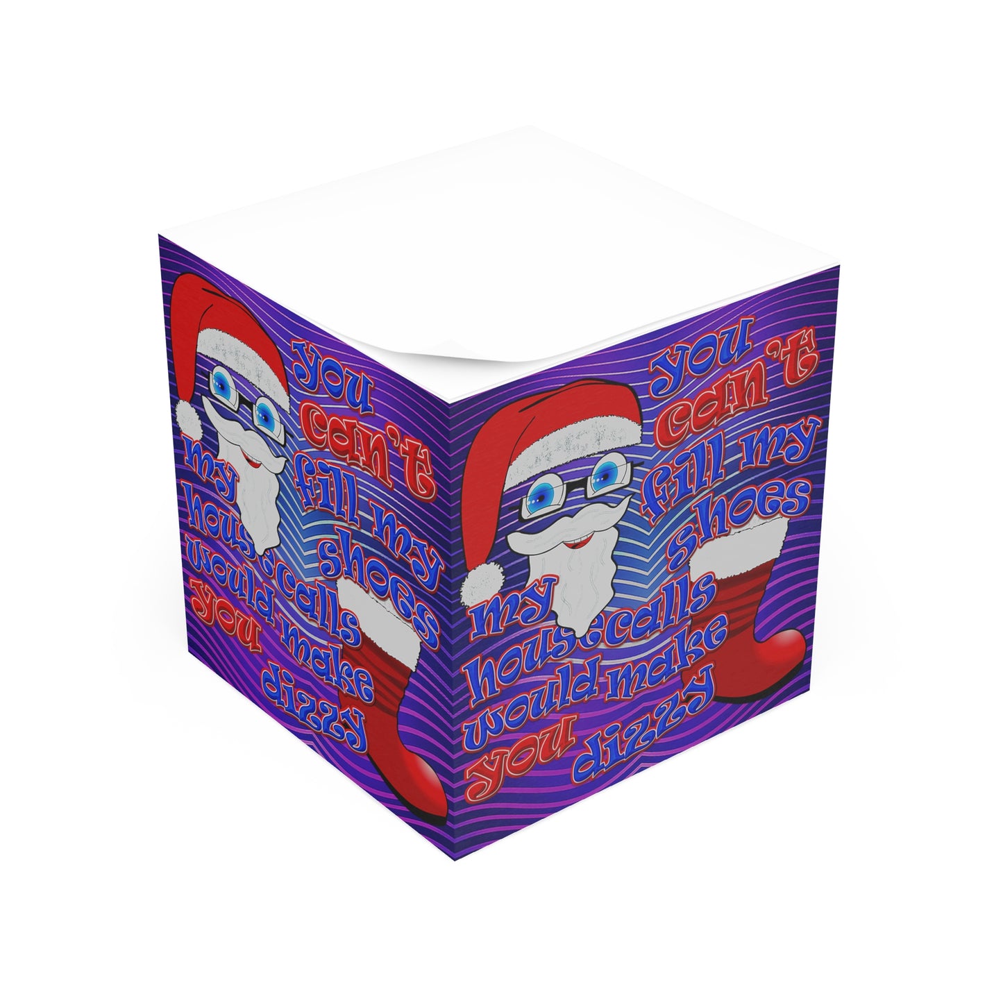 santa's shoes - note cube (purple wave)