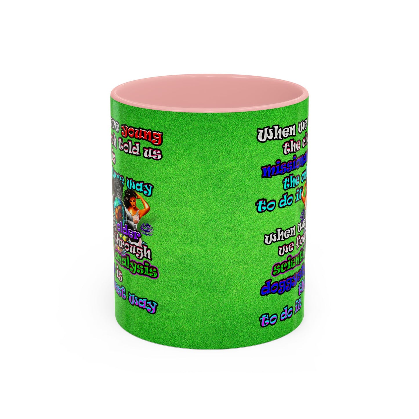 doggystyle - Accent Mug (green turf)