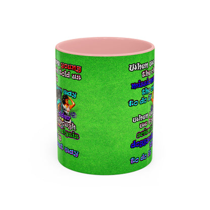 doggystyle - Accent Mug (green turf)