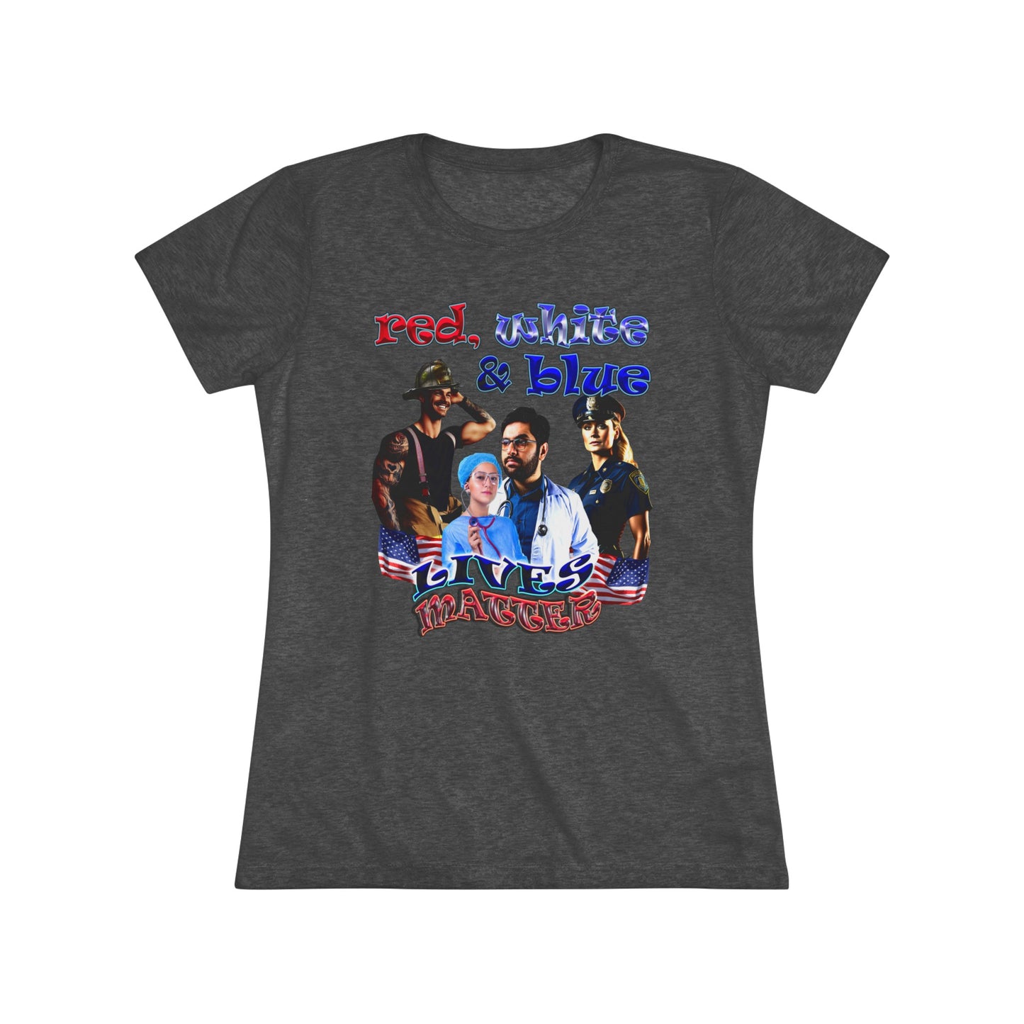 rw&b lives matter - Women's Triblend Tee