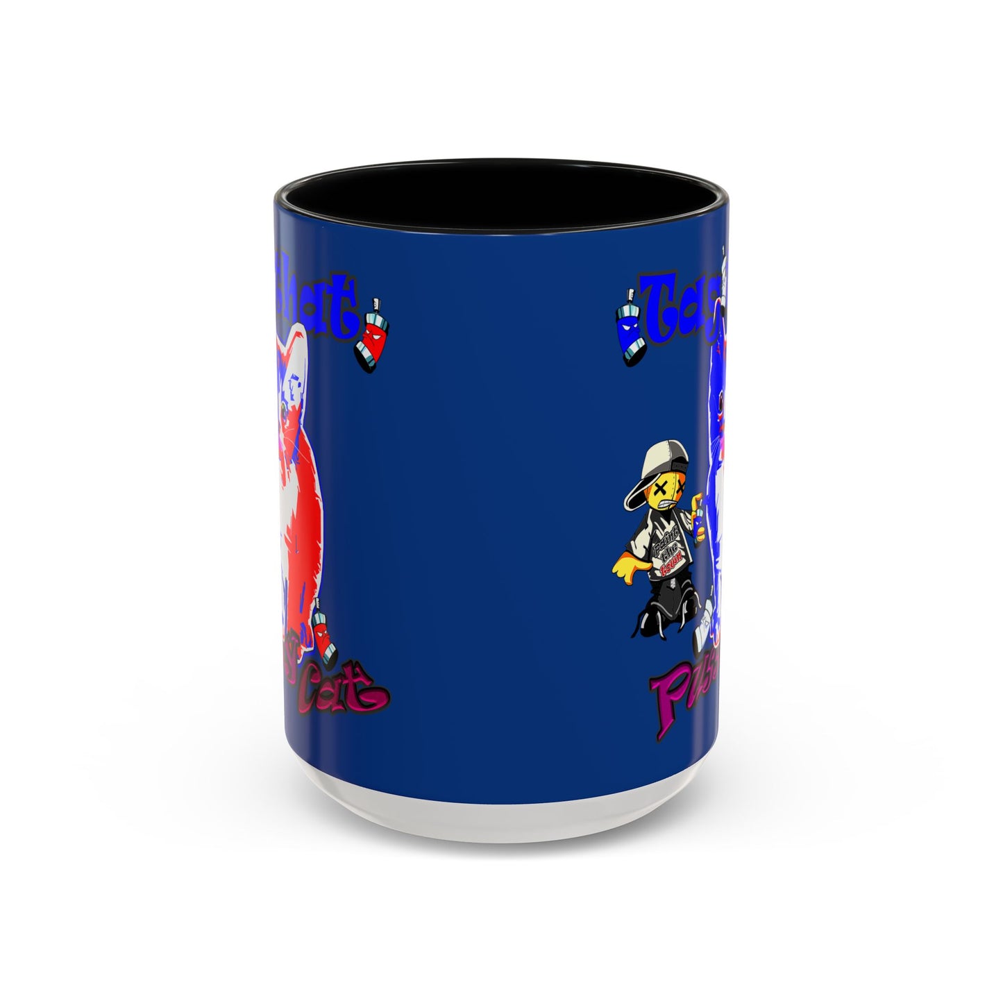 tag that - Accent Mug (dark blue)