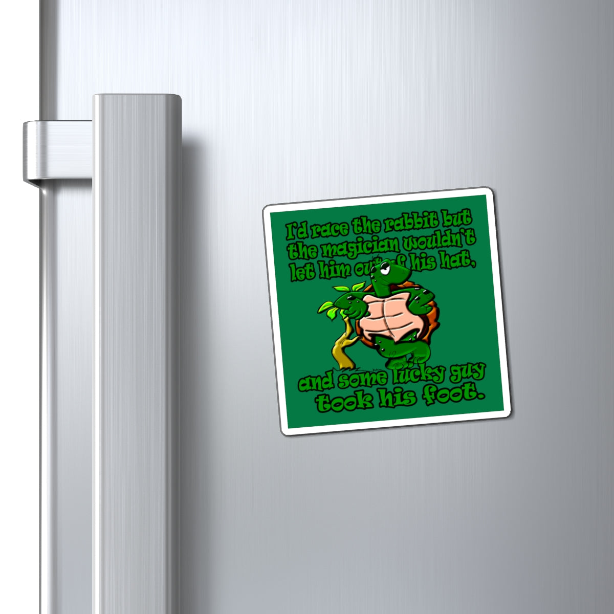 turtle race - Magnets - (dark green)