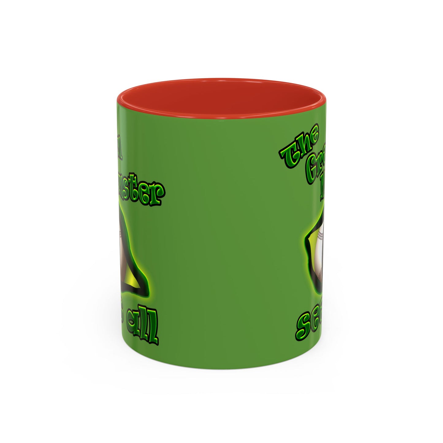 green monster - Accent Mug (green)