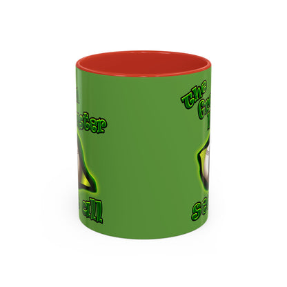 green monster - Accent Mug (green)
