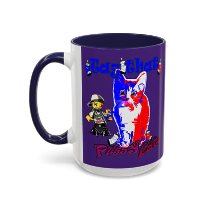 tag that - Accent Mug (purple)