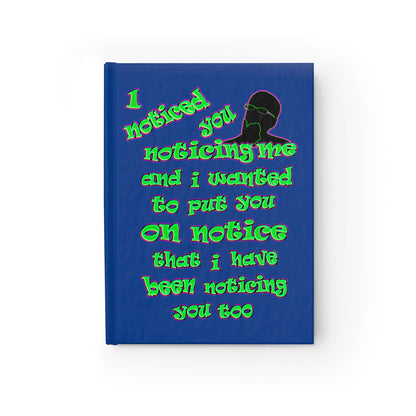 noticed you noticing - journal-blank (dark blue)
