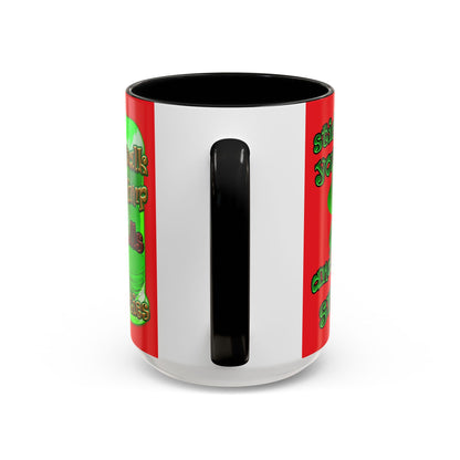 celtics logo - Accent Mug (red)