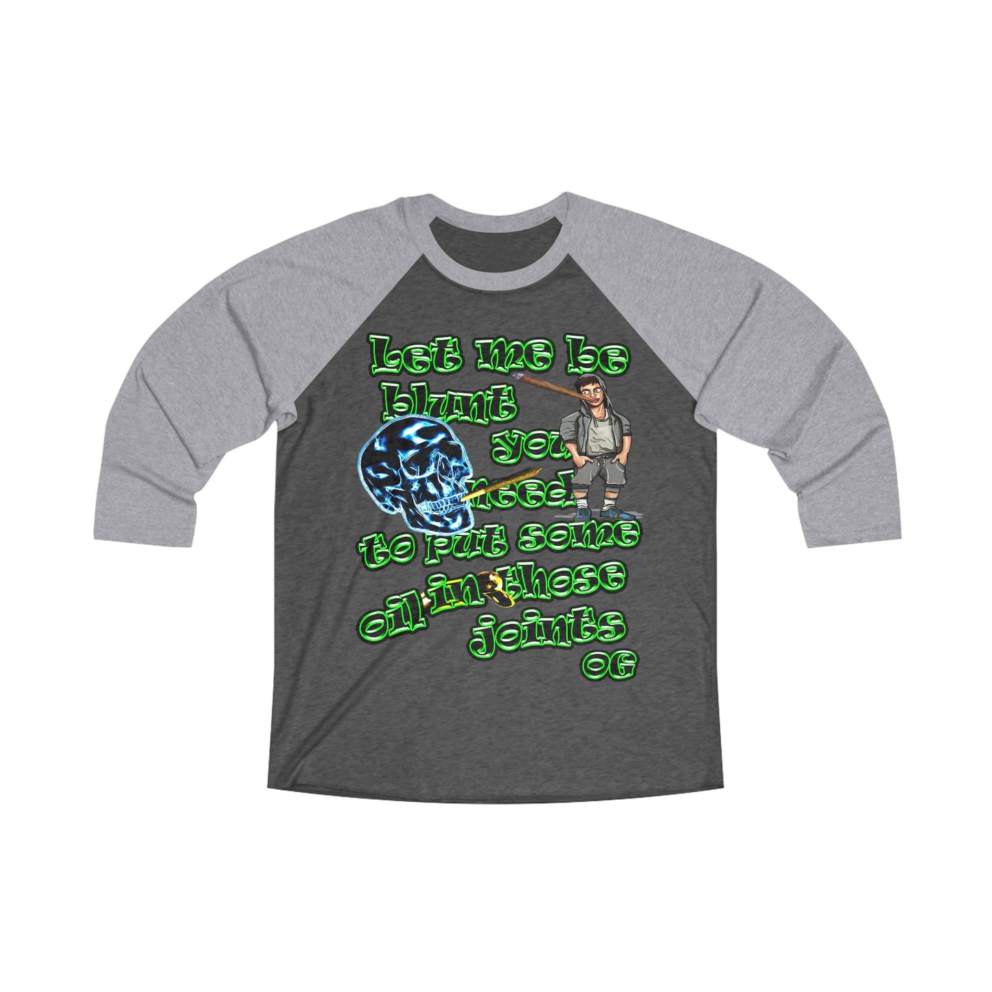 og - Unisex Tri-Blend 3\4 Raglan Tee