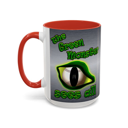 green monster - Accent Mug (brushed nickel)