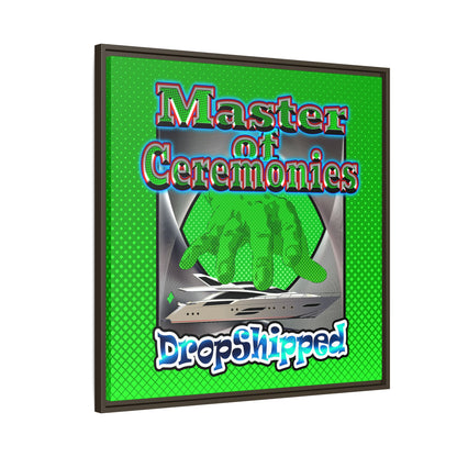 logo - framed canvas art (logo green)