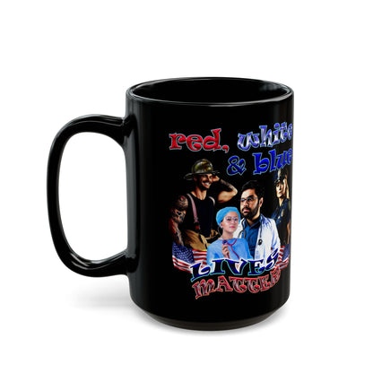 rw&b lives matter - Black Mug (black)