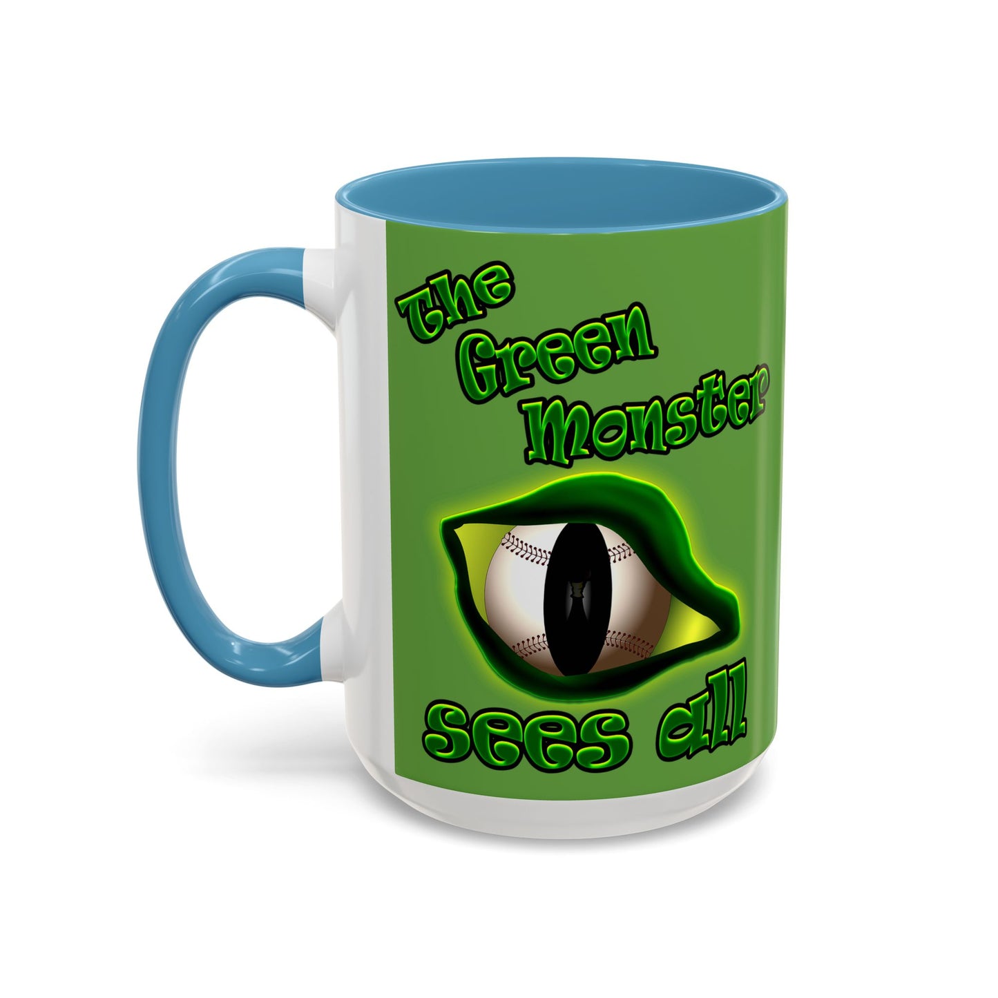 green monster - Accent Mug (green)