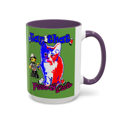 tag that - Accent Mug (green)