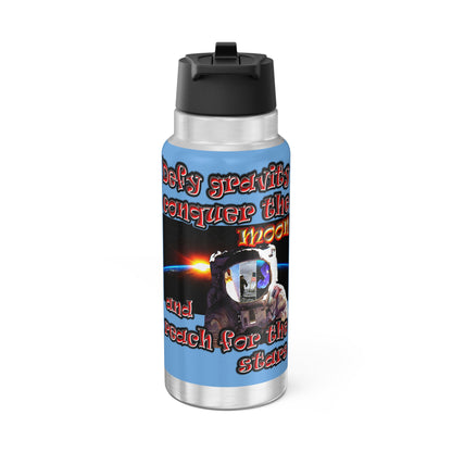 defy conquer reach - Gator Tumbler, 32oz (light blue)
