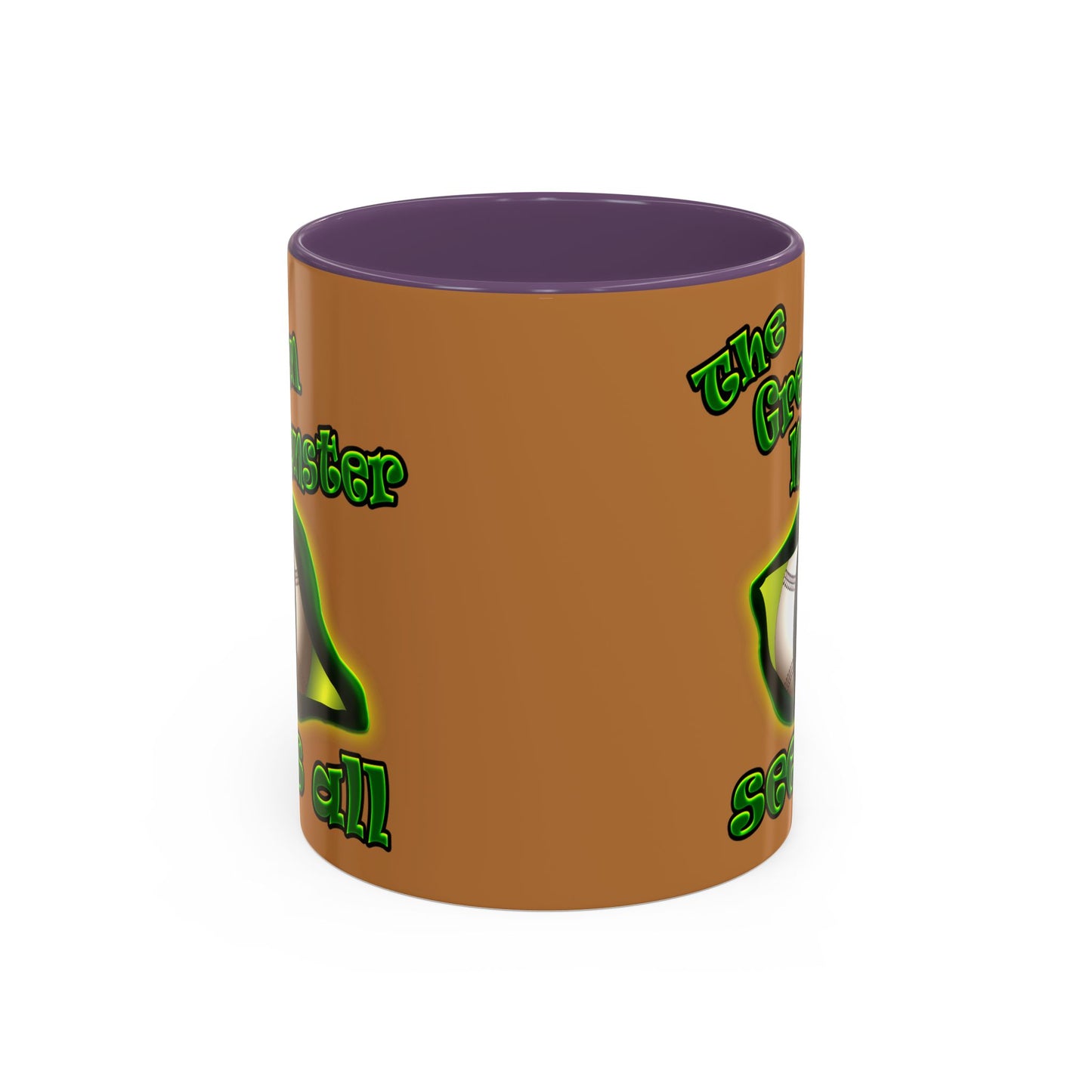 green monster - Accent Mug (light brown)