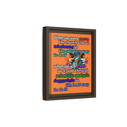 doggystyle - framed canvas art (crusta)