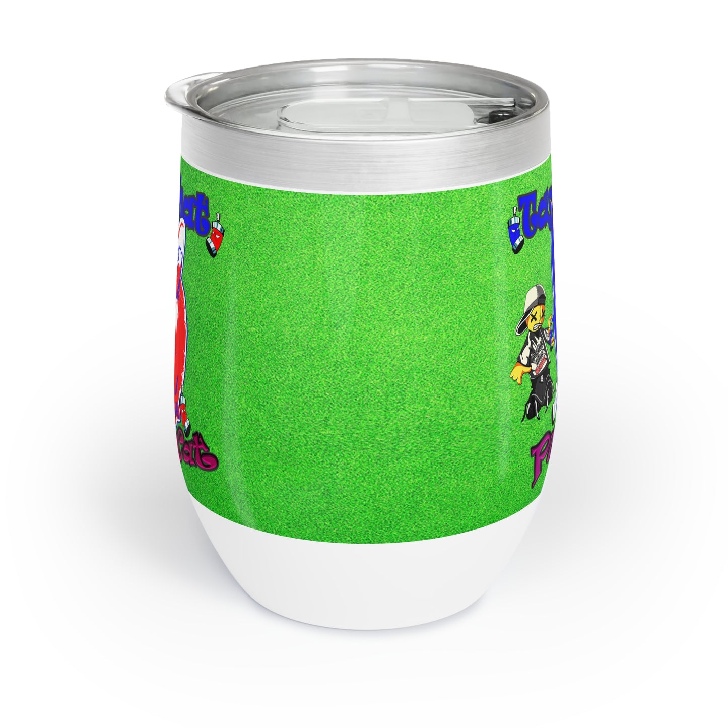 tag that - Chill Wine Tumbler (green turf)