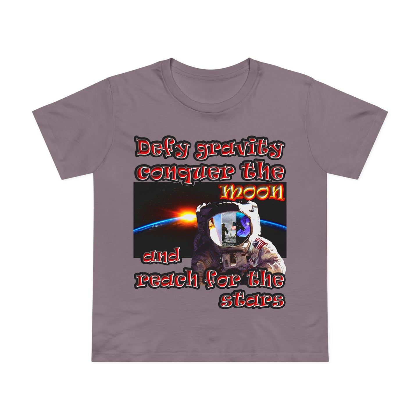 defy conquer reach - Women’s Maple Tee