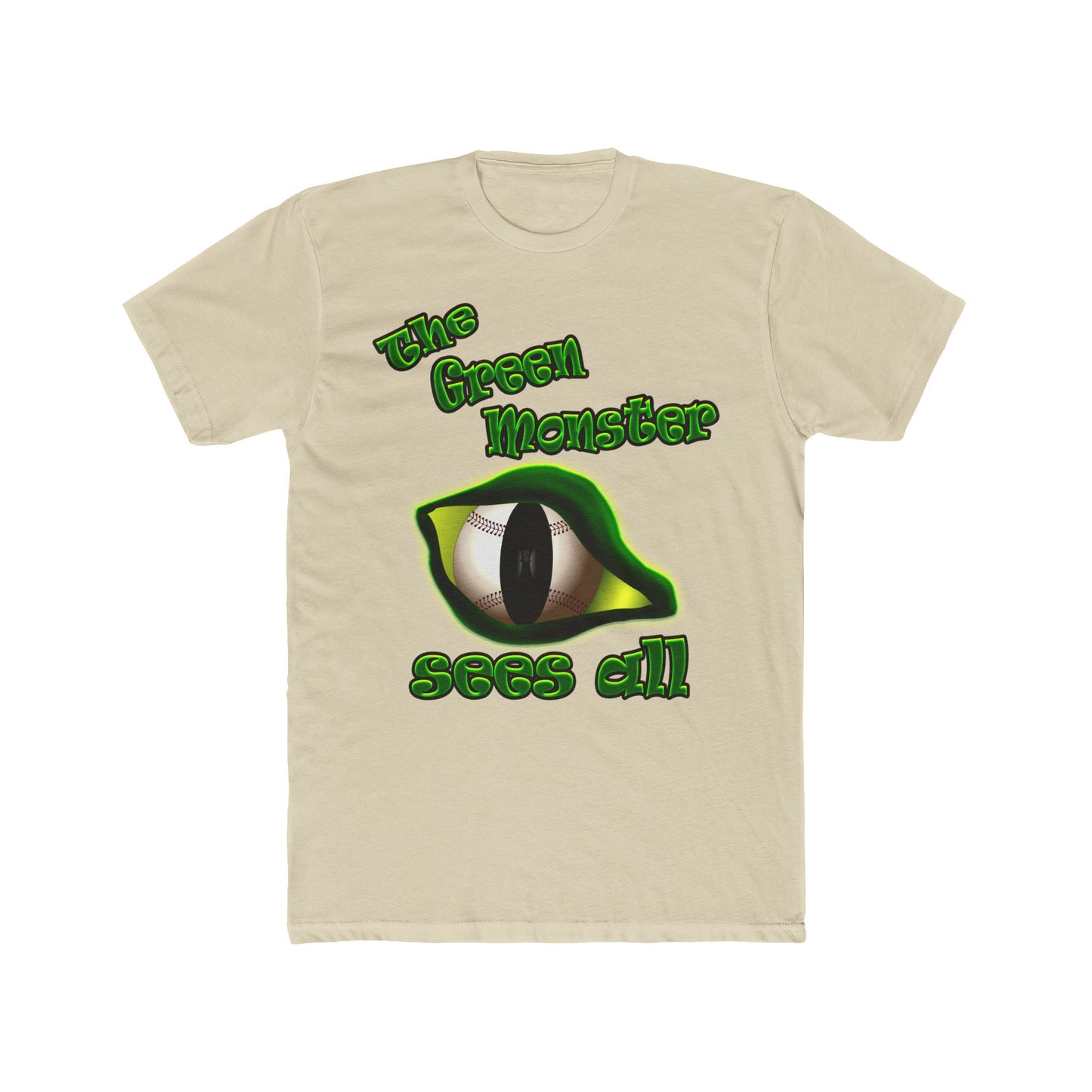 green monster - Men's Cotton Crew Tee