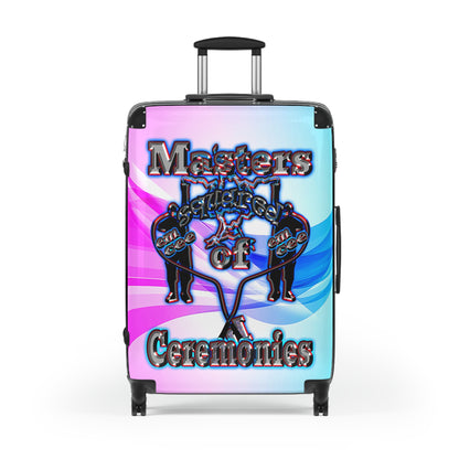 em cee squared - Suitcase (light blue-pink wave)