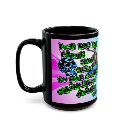 og - Black Mug (light blue-pink wave)