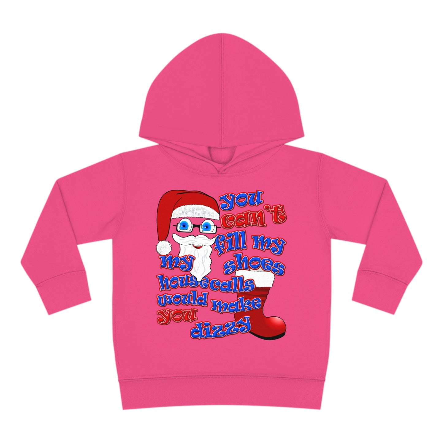 santa's shoes - Toddler Pullover Fleece Hoodie