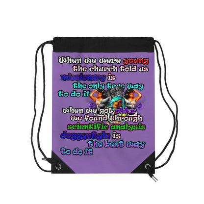 doggystyle - Drawstring Bag (light purple)