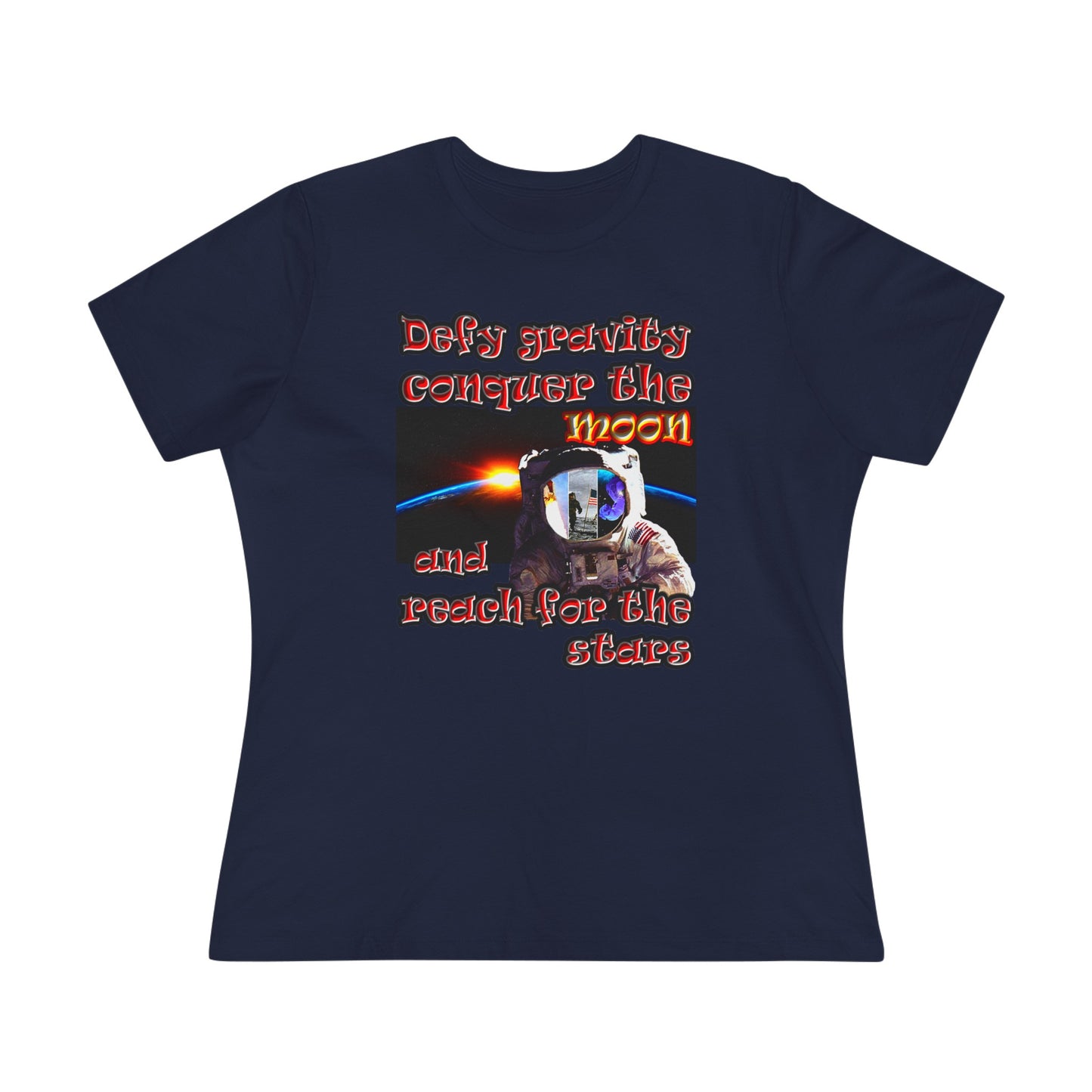 defy conquer reach - Women's Premium Tee