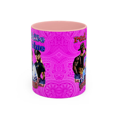 rw&b lives matter - Accent Mug (pink swirl)