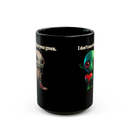 I don't care that your grey - Black Mug