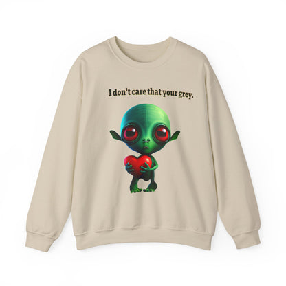 I don't care that your grey - Unisex Heavy Blend™ Crewneck Sweatshirt