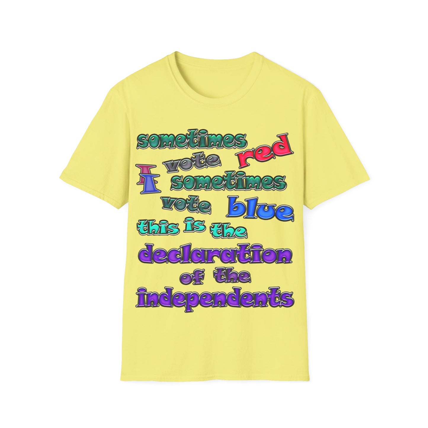 declaration of the independents - Unisex Softstyle T-Shirt