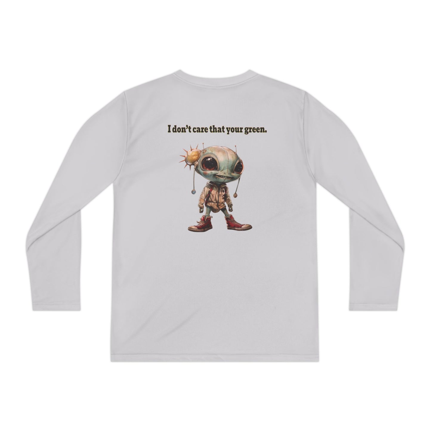 I don't care that your grey - Youth Long Sleeve Competitor Tee