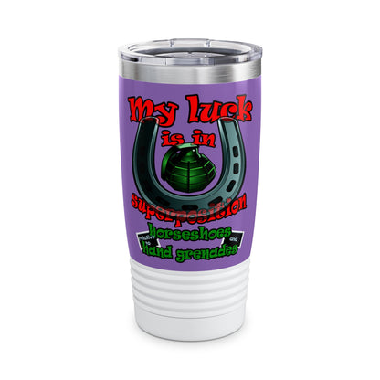 my luck - Ringneck Tumbler, 20oz (light purple)