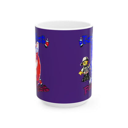 tag that - White Mug (purple)