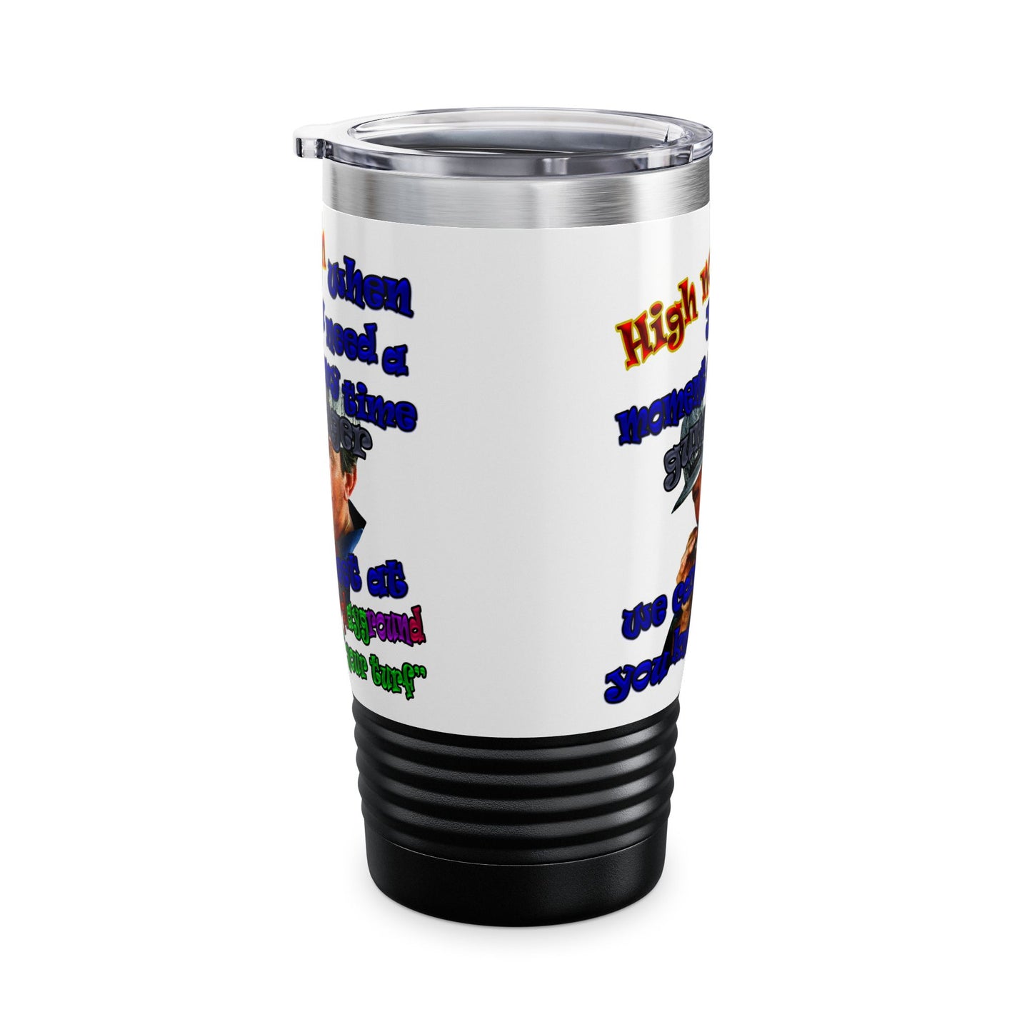 high noon - Ringneck Tumbler, 20oz (white)