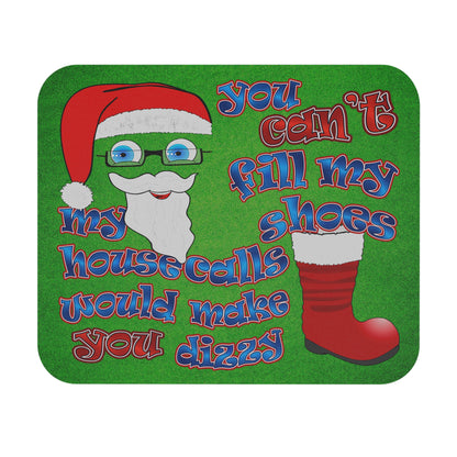 santa's shoes - Mouse Pad (Rectangle) (green turf)